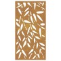 Adorno de pared jardín acero corten diseño hoja bambú 105x55 cm von , Poster, Drucke und visuelle Kunst - Ref: Foro24-824483,...