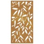 Adorno de pared jardín acero corten diseño hoja bambú 105x55 cm von , Poster, Drucke und visuelle Kunst - Ref: Foro24-824483,...