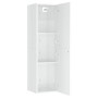 Mueble de TV contrachapada blanco brillante 30,5x30x110 cm von , TV-Möbel - Ref: Foro24-803374, Preis: 62,69 €, Rabatt: %