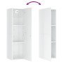Mueble de TV contrachapada blanco brillante 30,5x30x110 cm von , TV-Möbel - Ref: Foro24-803374, Preis: 62,69 €, Rabatt: %