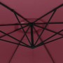 Sombrilla voladiza con poste de aluminio rojo burdeos 350 cm by , Umbrellas - Ref: Foro24-44507, Price: 114,73 €, Discount: %