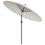 Sombrilla de jardín con palo de aluminio blanco arena 270 cm by , Umbrellas - Ref: Foro24-47305, Price: 81,59 €, Discount: %