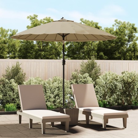 Sombrilla de jardín con palo de aluminio taupe 270 cm von , Sonnenschirme - Ref: Foro24-47307, Preis: 81,55 €, Rabatt: %