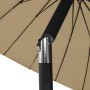 Sombrilla de jardín con palo de aluminio taupe 270 cm von , Sonnenschirme - Ref: Foro24-47307, Preis: 81,55 €, Rabatt: %