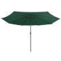 Sombrilla de jardín con palo de metal verde 390 cm by , Umbrellas - Ref: Foro24-47379, Price: 82,89 €, Discount: %