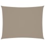 Toldo de vela rectangular tela Oxford gris taupe 5x6 m by , Umbrellas - Ref: Foro24-135439, Price: 83,38 €, Discount: %