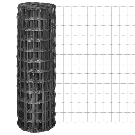 Euro Valla de acero gris 10x1,2 m de , Paneles de vallas - Ref: Foro24-142510, Precio: 43,95 €, Descuento: %