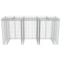 Muro de gaviones para contenedor de basura acero 270x100x130 cm von , Halterungen für Abfallbehälter - Ref: Foro24-143606, Pr...