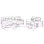 Juego de sofás con cojines 2 piezas tela marrón by , Sofas - Ref: Foro24-3201325, Price: 496,62 €, Discount: %
