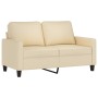 Juego de sofás con cojines 3 piezas tela crema de , Sofás - Ref: Foro24-3201454, Precio: 457,72 €, Descuento: %
