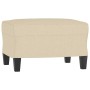 Juego de sofás con cojines 3 piezas tela crema de , Sofás - Ref: Foro24-3201454, Precio: 457,72 €, Descuento: %