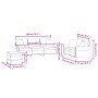 Juego de sofás con cojines 3 piezas terciopelo verde oscuro by , Sofas - Ref: Foro24-3202282, Price: 652,00 €, Discount: %