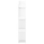 Librería de madera contrachapada blanco brillante 86x25,5x140cm de , Librerías y estanterías - Ref: Foro24-808906, Precio: 93...
