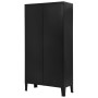 Estantería industrial de acero negra 90x40x180 cm de , Librerías y estanterías - Ref: Foro24-145360, Precio: 252,33 €, Descue...