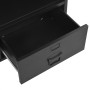Estantería industrial de acero negra 90x40x180 cm de , Librerías y estanterías - Ref: Foro24-145360, Precio: 252,22 €