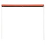 Toldo retráctil naranja y marrón 350x150 cm by , Awnings - Ref: Foro24-145898, Price: 65,40 €, Discount: %