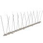 Set de 6 hileras de pinchos contra pájaros y palomas 2 filas 3m de , Repelentes para animales - Ref: Foro24-170232, Precio: 1...