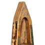 Estantería de madera maciza reciclada 50x40x180 cm de , Librerías y estanterías - Ref: Foro24-247661, Precio: 428,99 €, Descu...