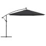 Sombrilla de jardín voladiza con luces LED negro 350 cm von , Sonnenschirme - Ref: Foro24-313784, Preis: 134,96 €, Rabatt: %