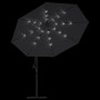 Sombrilla de jardín voladiza con luces LED negro 350 cm von , Sonnenschirme - Ref: Foro24-313784, Preis: 134,96 €, Rabatt: %