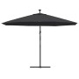 Sombrilla de jardín voladiza con luces LED negro 350 cm von , Sonnenschirme - Ref: Foro24-313784, Preis: 134,96 €, Rabatt: %