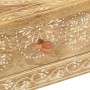 Mesa consola de madera maciza de mango 80x35x74 cm by , Side tables - Ref: Foro24-320379, Price: 166,93 €, Discount: %