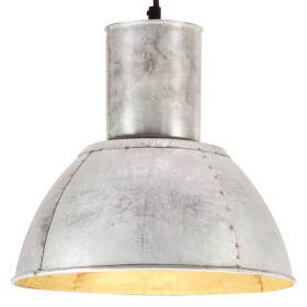 Lámpara colgante redonda 25 W plateada 28,5 cm E27 de , Lámparas - Ref: Foro24-320567, Precio: 35,24 €, Descuento: %