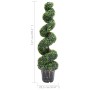 Planta espiral de Boj artificial con macetero verde 117 cm von , Künstliche Flora - Ref: Foro24-336504, Preis: 118,86 €, Raba...