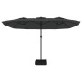 Sombrilla doble de jardín con luces LED antracita 449x245 cm von , Sonnenschirme - Ref: Foro24-362955, Preis: 208,75 €, Rabat...