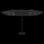 Sombrilla doble de jardín con luces LED antracita 449x245 cm von , Sonnenschirme - Ref: Foro24-362955, Preis: 208,75 €, Rabat...