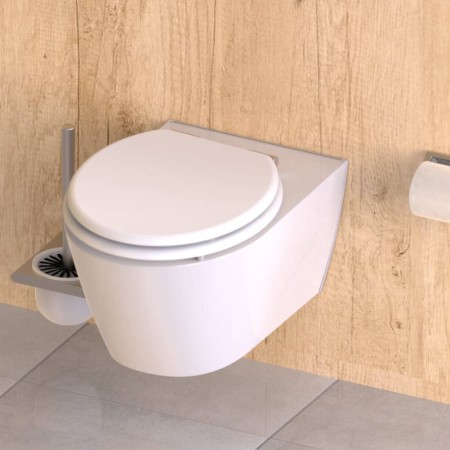 SCHÜTTE Asiento de inodoro con cierre suave SPIRIT WHITE blanco mate by , Toilet and bidet seats - Ref: Foro24-438737, Price:...