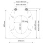 SCHÜTTE Asiento de inodoro con cierre suave SPIRIT WHITE blanco mate by , Toilet and bidet seats - Ref: Foro24-438737, Price:...