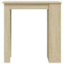 Mesa bar estante almacenaje contrachapada roble 102x50x103,5 cm von , Küchen- und Esstische - Ref: Foro24-809470, Preis: 90,9...