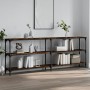 Mesa consola madera de ingeniería roble ahumado 200x29x75 cm von , Seitentische - Ref: Foro24-834112, Preis: 95,64 €, Rabatt: %