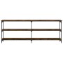 Mesa consola madera de ingeniería roble ahumado 200x29x75 cm von , Seitentische - Ref: Foro24-834112, Preis: 95,64 €, Rabatt: %