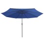 Sombrilla de jardín con palo de metal azul azure 390 cm von , Sonnenschirme - Ref: Foro24-47385, Preis: 82,89 €, Rabatt: %