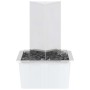 Fuente de jardín triangular con bomba acero inoxidable 76 cm von , Brunnen und Wasserfälle - Ref: Foro24-48096, Preis: 298,42...