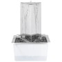 Fuente de jardín triangular con bomba acero inoxidable 76 cm von , Brunnen und Wasserfälle - Ref: Foro24-48096, Preis: 298,42...