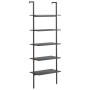Estantería inclinada de 5 baldas negro 64x35x185 cm de , Librerías y estanterías - Ref: Foro24-336387, Precio: 132,74 €, Desc...