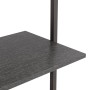 Estantería inclinada de 5 baldas negro 64x35x185 cm de , Librerías y estanterías - Ref: Foro24-336387, Precio: 132,74 €, Desc...