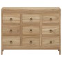 Cómoda de madera maciza de teca 80x30x55 cm de , Cajoneras - Ref: Foro24-340739, Precio: 241,84 €, Descuento: %