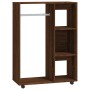 Armario madera contrachapada color roble marrón 80x40x110 cm de , Armarios roperos - Ref: Foro24-815980, Precio: 72,64 €, Des...