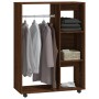 Armario madera contrachapada color roble marrón 80x40x110 cm de , Armarios roperos - Ref: Foro24-815980, Precio: 72,64 €, Des...