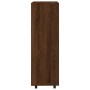 Armario madera contrachapada color roble marrón 80x40x110 cm de , Armarios roperos - Ref: Foro24-815980, Precio: 72,64 €, Des...
