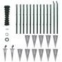 Valla metálica con estacas postes acero galvanizado 1,5x25 m by , fence panels - Ref: Foro24-140756, Price: 391,56 €, Discoun...