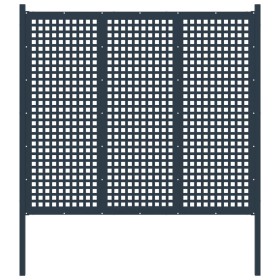 Valla de jardín de acero gris antracita 177x200 cm by , fence panels - Ref: Foro24-146406, Price: 264,58 €, Discount: %