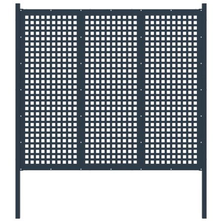 Valla de jardín de acero gris antracita 177x200 cm by , fence panels - Ref: Foro24-146406, Price: 264,58 €, Discount: %