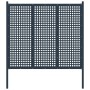 Valla de jardín de acero gris antracita 177x200 cm by , fence panels - Ref: Foro24-146406, Price: 264,58 €, Discount: %