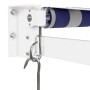 Toldo retráctil aluminio y tela azul y blanco 4x3 m by , Awnings - Ref: Foro24-3154423, Price: 261,07 €, Discount: %
