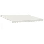 Toldo retráctil aluminio y tela color crema 4x3 m de , Toldos - Ref: Foro24-3154428, Precio: 266,44 €, Descuento: %